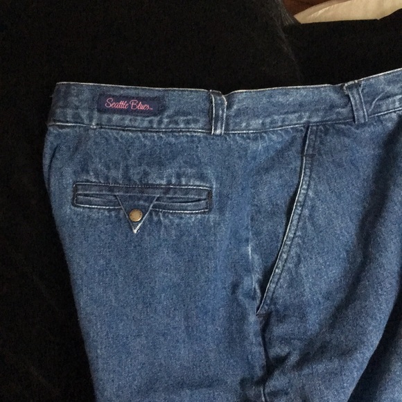 Mom jeans Seattle Blues. Vintage high waisted - Picture 6 of 8